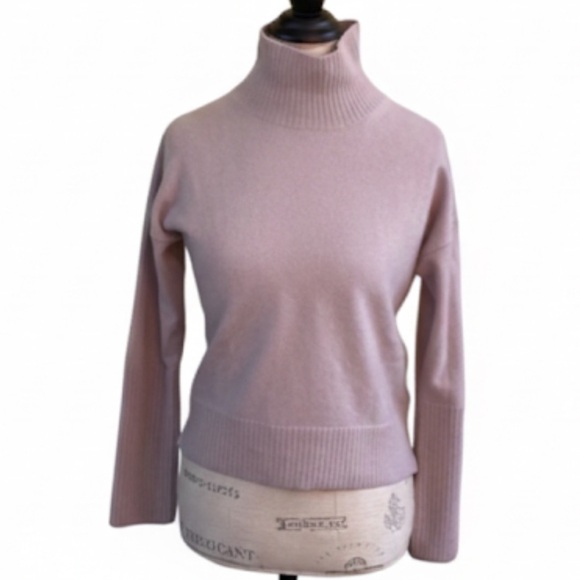 NAADAM Sweaters - NAADAM Cashmere Drop Shoulder Hi-Lo High Neck Sweater Size XS New Without Tags!